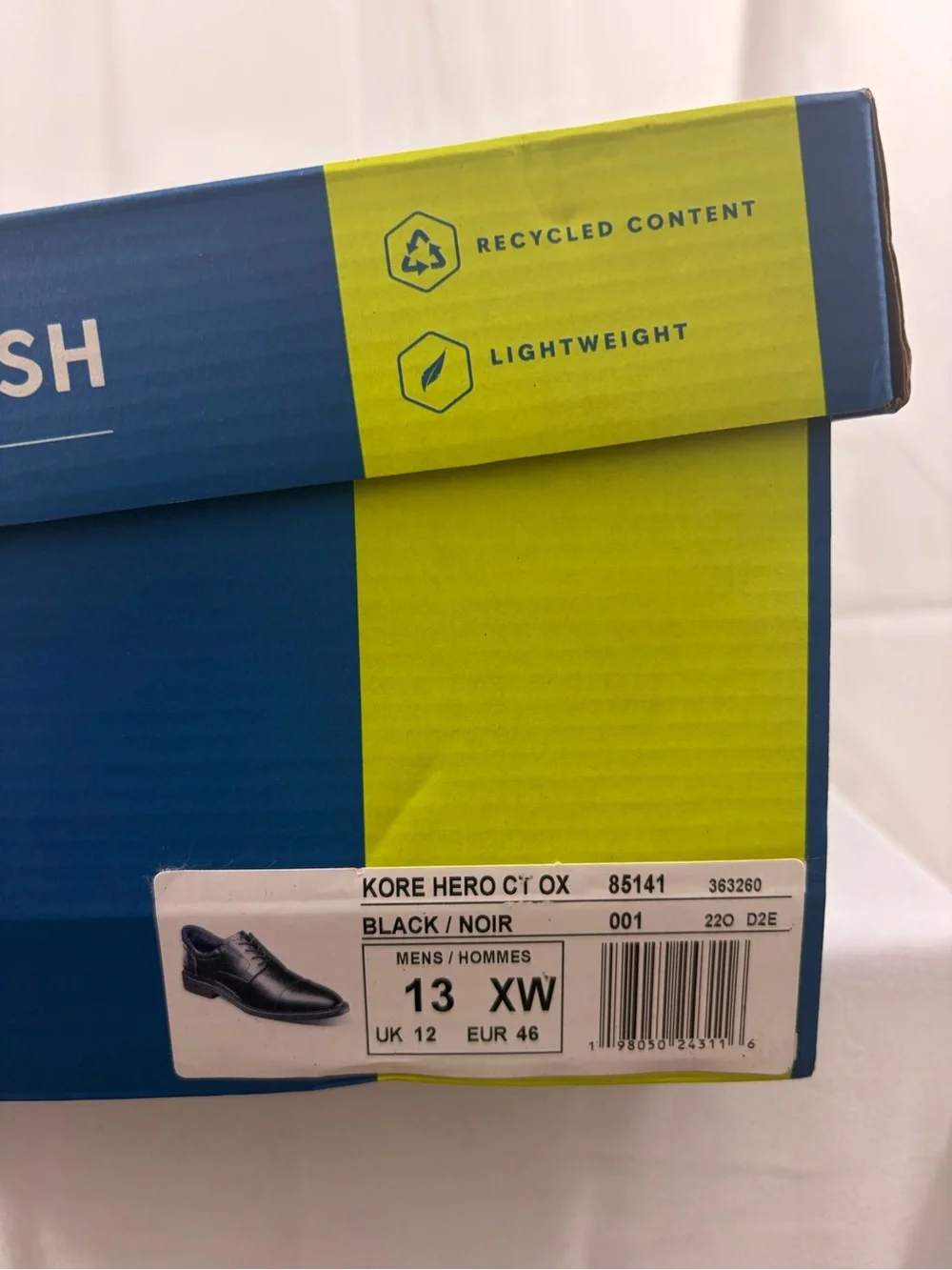 NWT Nunn Bush Men's Size 13XW Black Dress Shoes